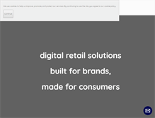 Tablet Screenshot of connected-retail.com